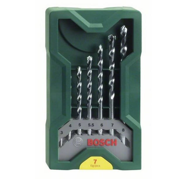 Bosch Steinbohrer-Set Promoline Mini-X-Line 7-teilig