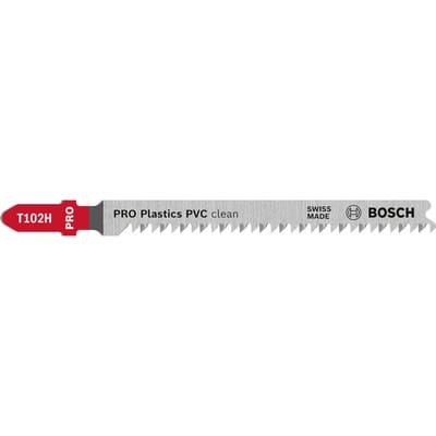 Bosch Stichsägeblatt Pro T 102 H Clean for PVC 3 Stück