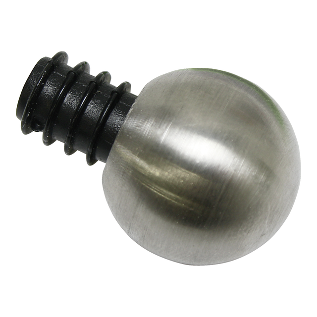 Gardinia Endstück New York Kugel für Ø 12 mm Edelstahl