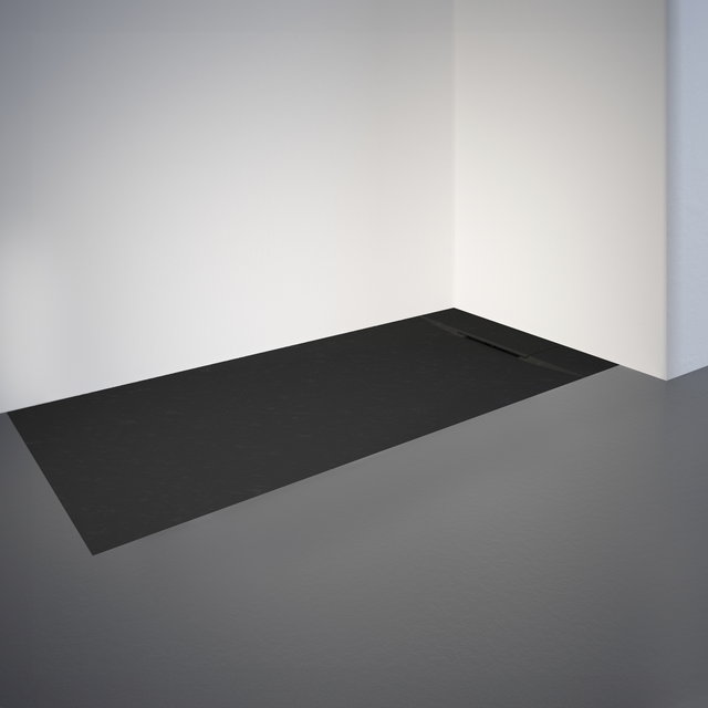 Schulte Duschwanne ExpressPlus Extraflach Rechteck 170 cm x 70 cm Anthrazit