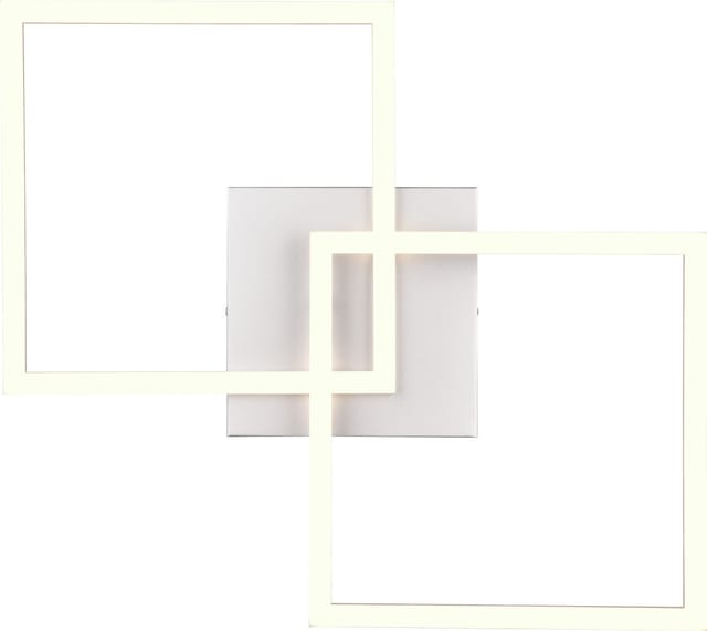 Reality LED Deckenleuchte Trail 1-flammig Titanfarbig 44,6 cm x 39,6 cm