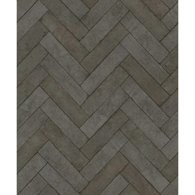 Rasch Vliestapete Factory V Bricks Schwarz-Anthrazit 10,05 x 0,53 m