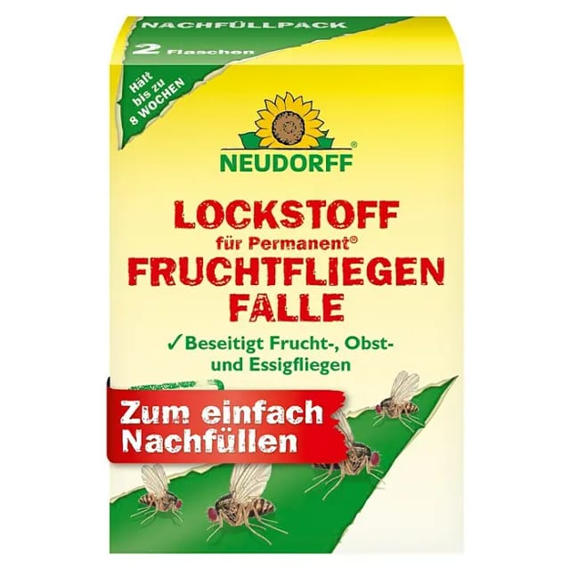 Neudorff Permanent Lockstoff Fruchtfliegenfalle 2-er Set