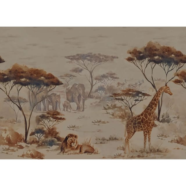 Rasch Digitaldruck African Queen III Savanne Dunkelbraun 2,65 x 3,71 m
