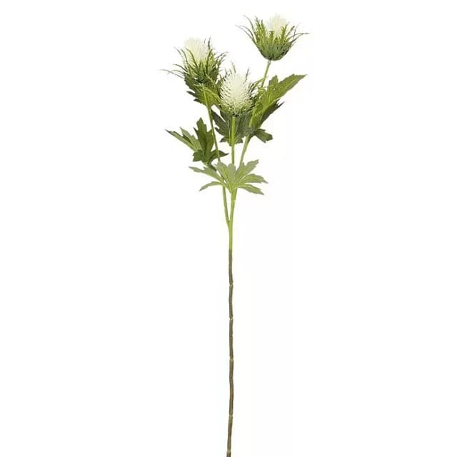 Mica Decorations Künstlicher Zweig Distel 67 cm Blau
