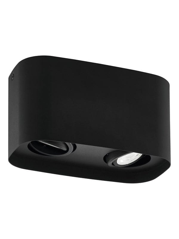 Eglo Deckenleuchte Caminales-Z 2-flammig 5 W Schwarz
