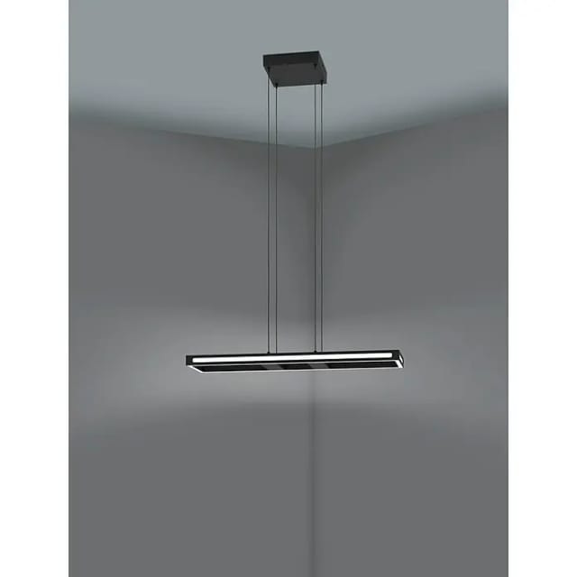 Eglo LED-Hängeleuchte Salvilanas-Z 21 W 110 cm Schwarz Weiß