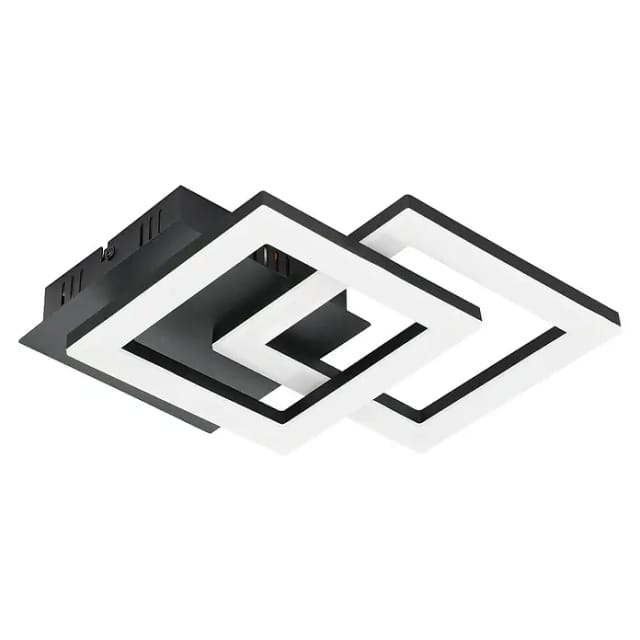 Eglo LED-Deckenleuchte Paranday-Z 47 cm Weiß Schwarz