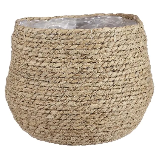 Mica Decorations Jorck Korb rund Hellbraun H 24 x Ø 26 cm (LxBxH)