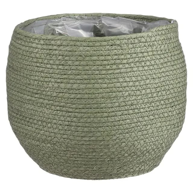 Mica Decorations Jorck Korb rund Grün H 24 x Ø 26 cm (LxBxH)