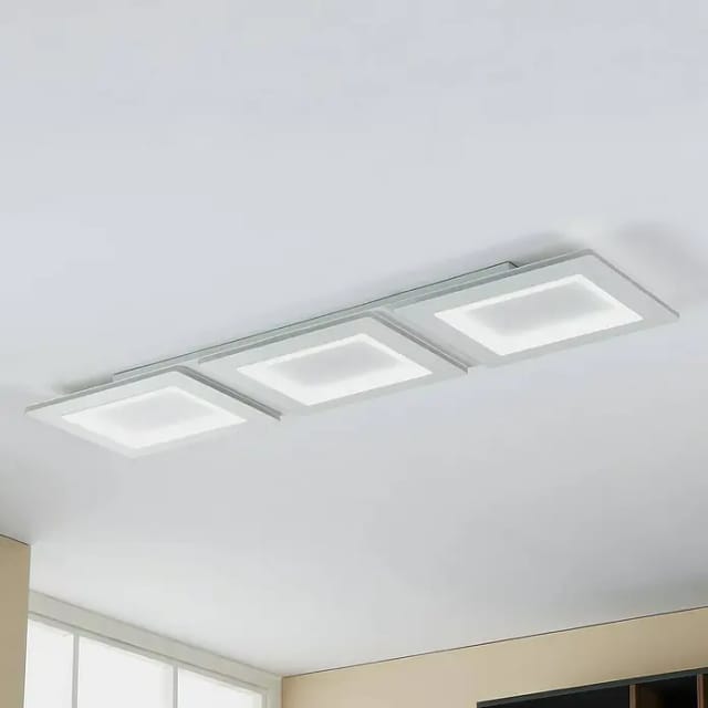 Eglo LED-Deckenleuchte Padrogiano-Z 120 cm x 30 cm Weiß