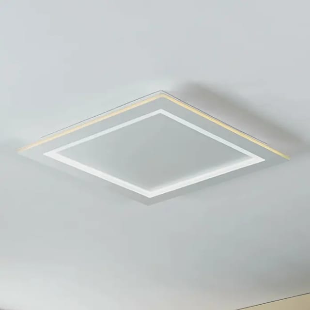 Eglo LED-Deckenleuchte Padrogiano-Z 59,5 cm x 59,5 cm Weiß