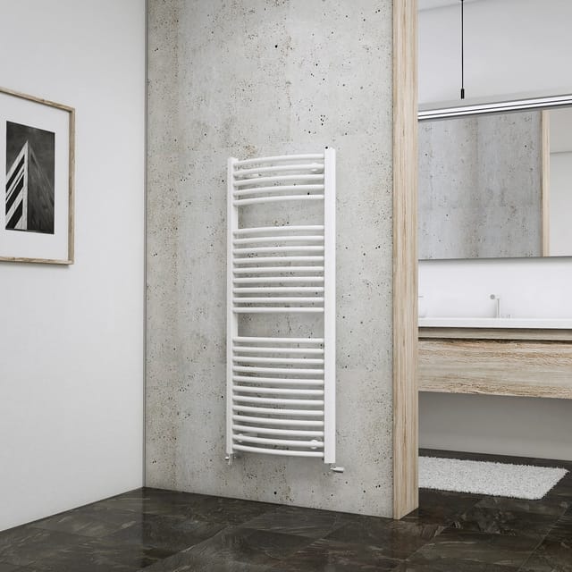 Schulte Design-Heizkörper München Rund HxB 121,5 x 50 cm 580 W
