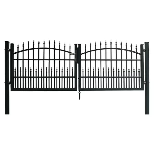 Dekor-Doppeltor Avignon zum Einbetonieren 300 cm x 110 cm Anthrazit