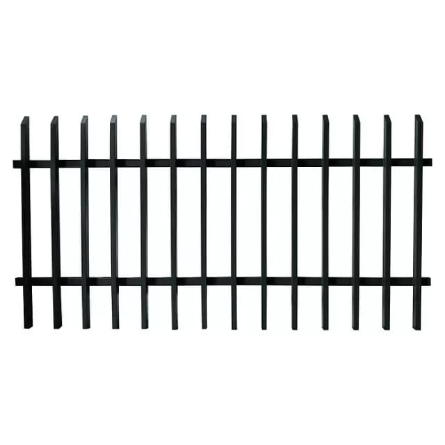 Dekor-Aluminiumzaun Porto Zaunhöhe 200 cm x 100 cm Anthrazit