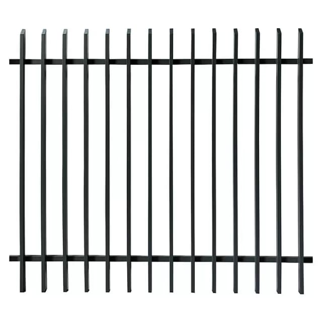 Dekor-Aluminiumzaun Porto Zaunhöhe 200 cm x 180 cm Anthrazit