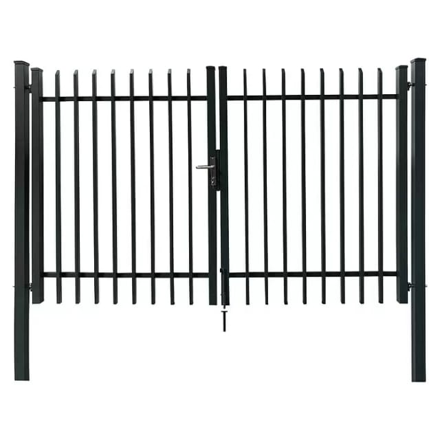 Dekor-Doppeltor Porto zum Einbetonieren 300 cm x 180 cm Anthrazit