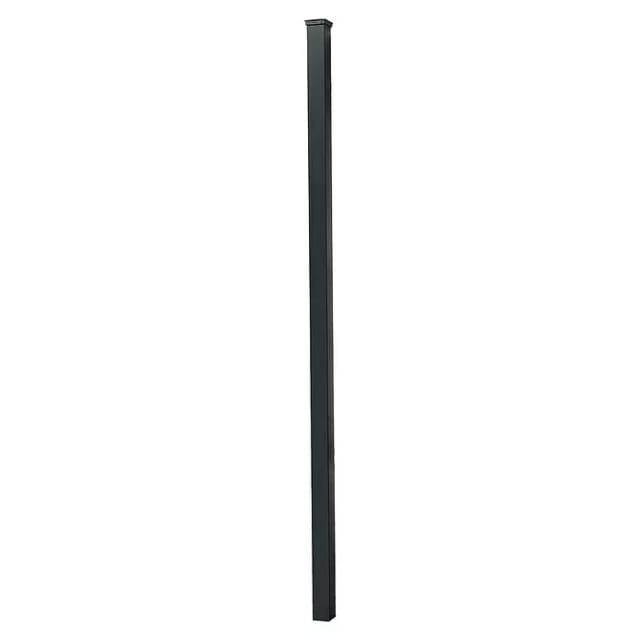 Aluminium-Pfosten für Dekorzäune zum Einbetonieren 7,6 cm x 240 cm Anthrazit