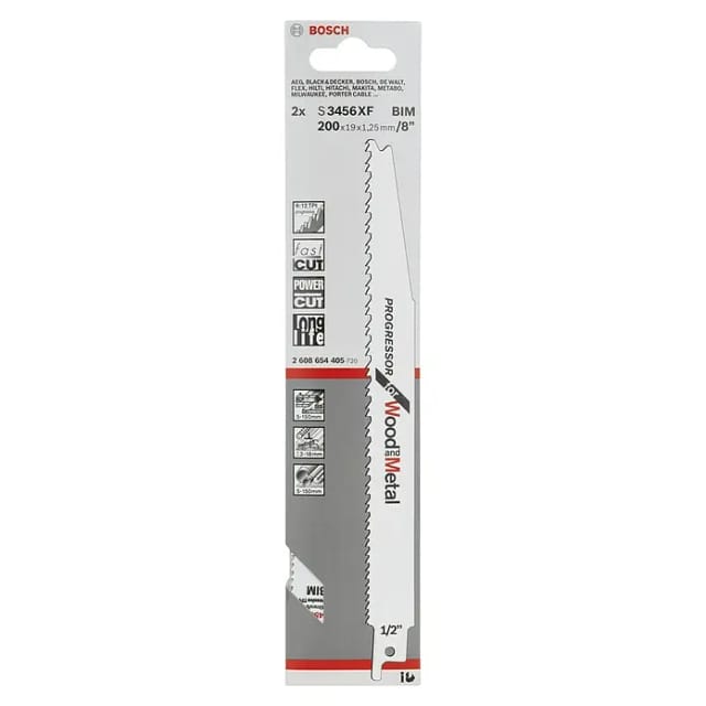 Bosch Säbelsägeblatt S 3456 XF Progressor Holz und Metall