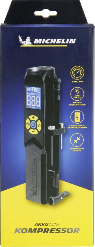 Michelin Akku Kompressor Mini 10 Bar Digital LCD LED 7,4V 2500mAh