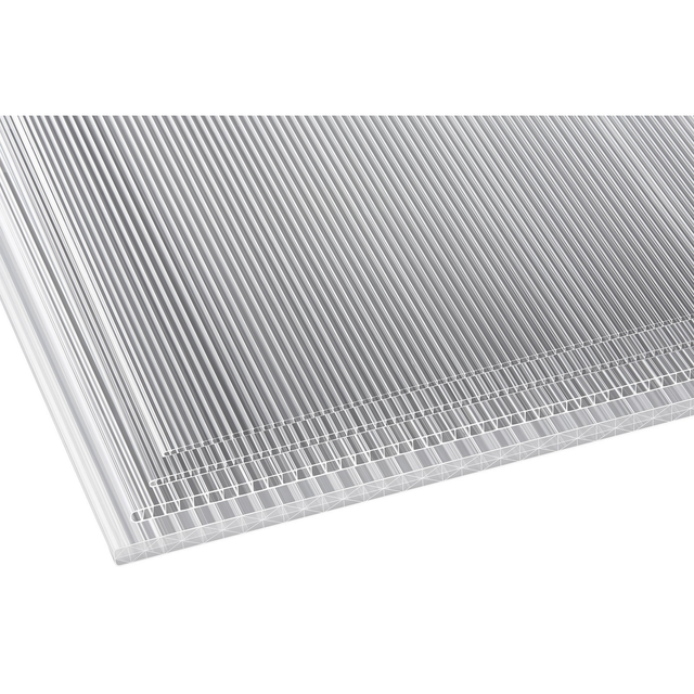 Gutta Hohlkammerplatte 4,5 mm transparent 200 cm x 105 cm