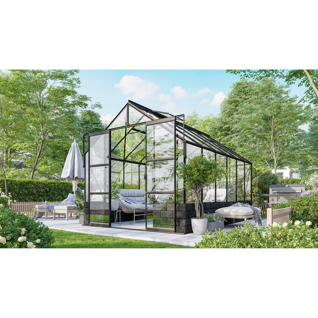 Vitavia Gewächshaus Cassandra 9900 Schwarz 9,9 m²