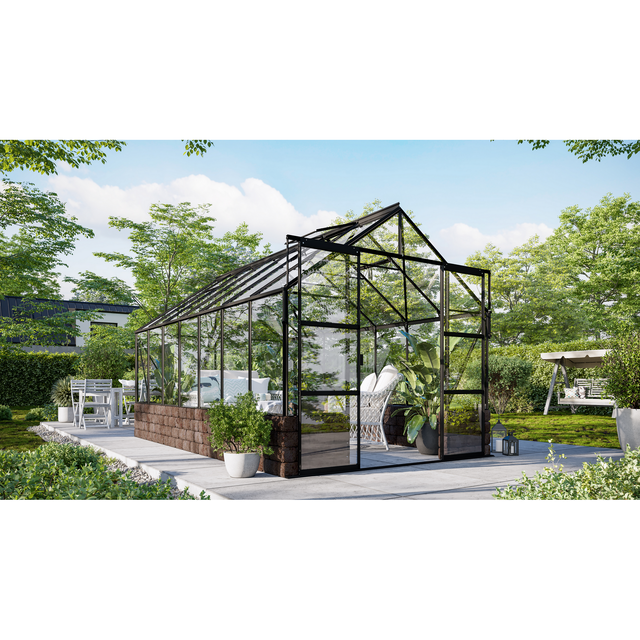Vitavia Gewächshaus Cassandra 11500 Schwarz 11,5 m²