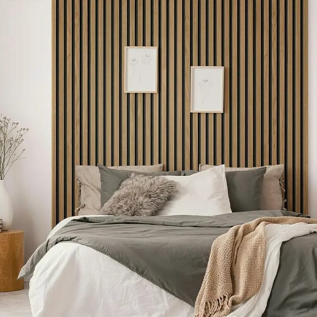 Grosfillex Wandverkleidung Element 3D Optik Linio 260 cm x 37,5 cm Light Oak