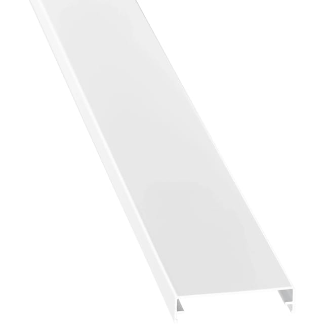 Guttagliss Alu-Zierklemmdeckel für Hohlkammerplatten 16 mm 5 m Weiß