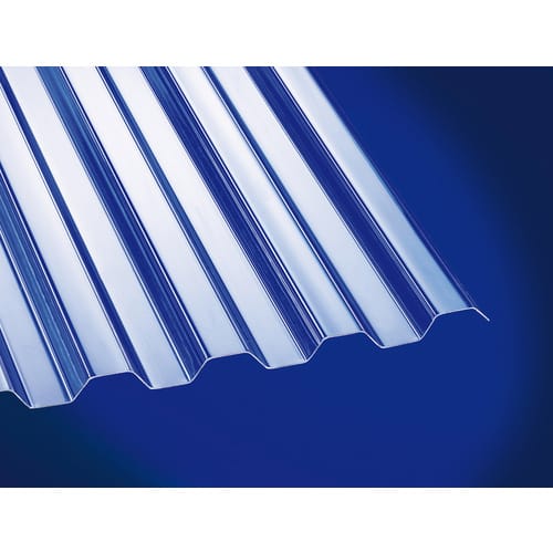 Profilplatte PC 0,8 mm Trapez 2500 mm x 1040 mm Klar