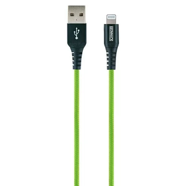 Apple® Lightning Sync & Ladekabel Giftgrün 1,2 m