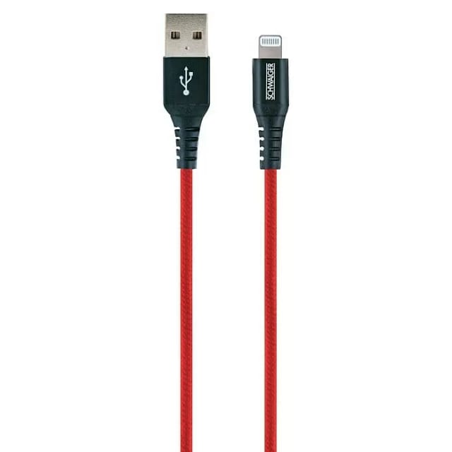 Apple® Lightning Sync & Ladekabel Feuerrot 1,2 m