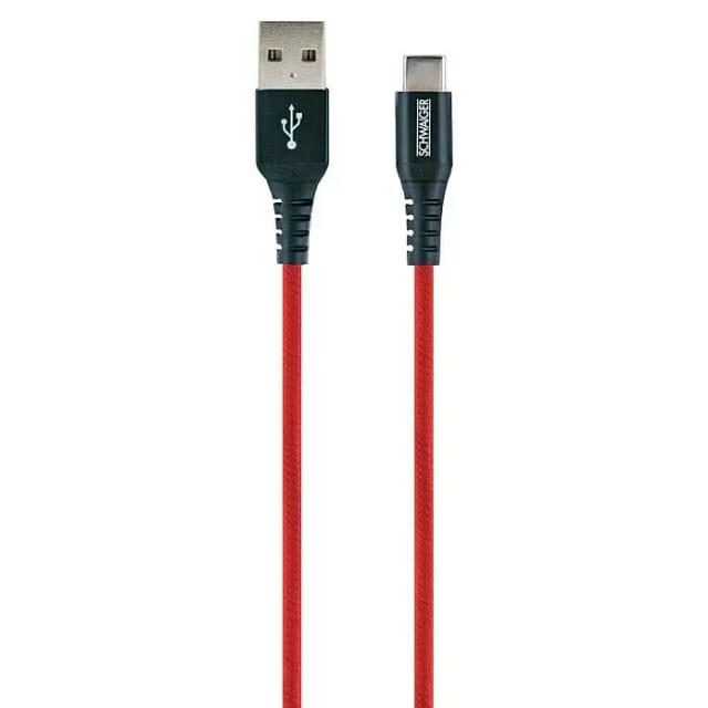 Type C Sync & Ladekabel Feuerrot 1,2 m