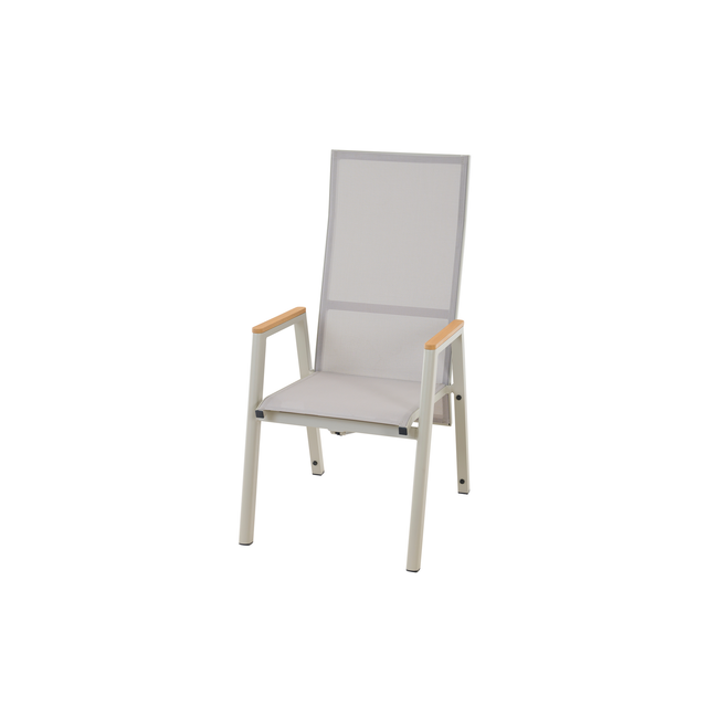 Siena Garden Movesessel Bologna Seidengrau Matt 113 x 56 x 77 cm FSC®