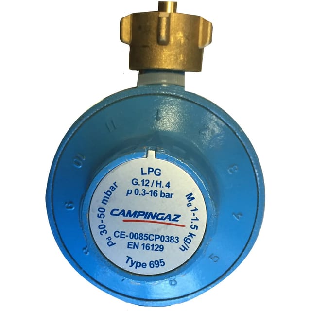 Verstellbarer Gas-Regler 30 - 50 mbar