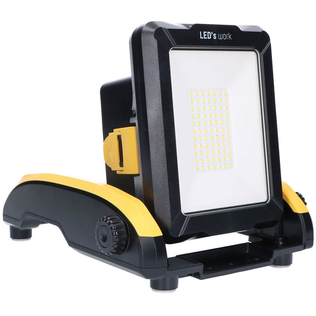 LED-Akku-Arbeitsleuchte 20 W 2900,m 5000 K IP54 baustellentauglich