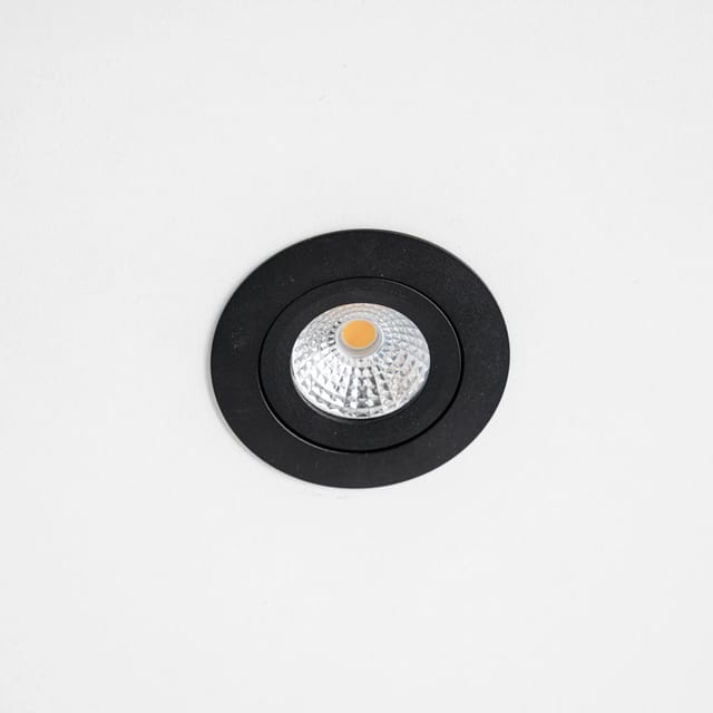 Spot 4,5 W 350,m CCT 2000-2700 K Ø 6,8 cm dimmbar Schwarz