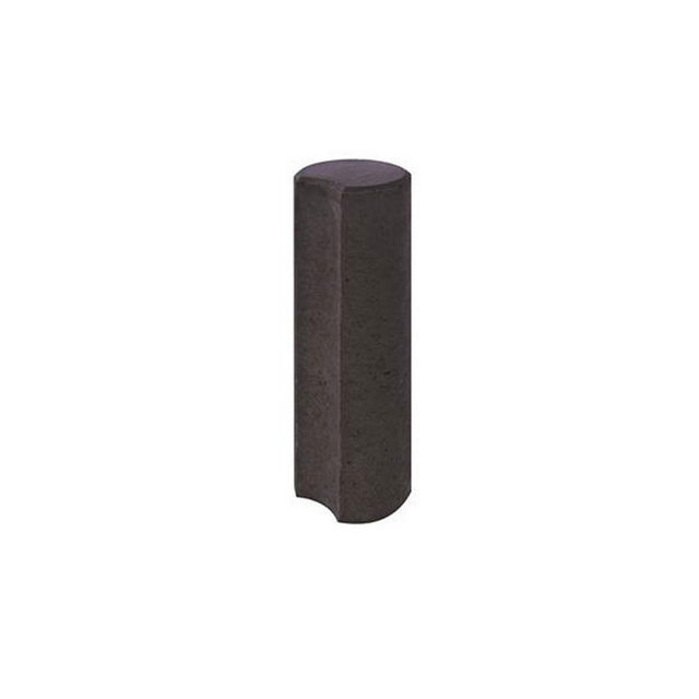 Diephaus Minipalisade gekehlt Anthrazit 60 x 11 x 11 cm