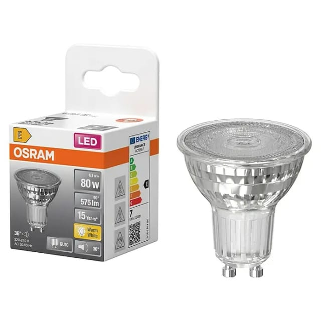 Osram Leuchtmittel GU10 2.700 K 575,m 6,1 W