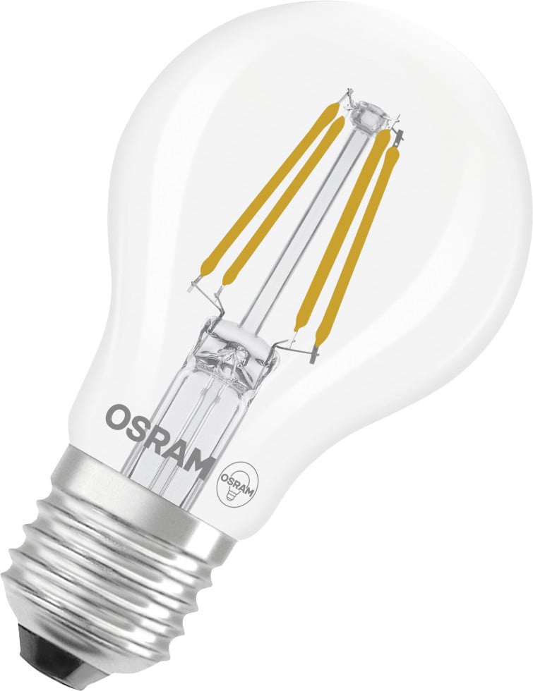 Osram LED-Leuchtmittel E27 Glühlampenform 3,4 W 470,m Warmweiß Klar Bild 3