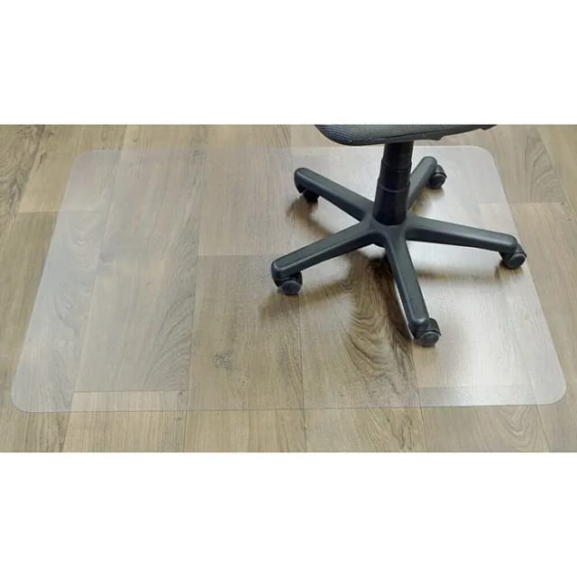 Bodenschutzmatte ohne Noppen 60 cm x 80 cm Transparent