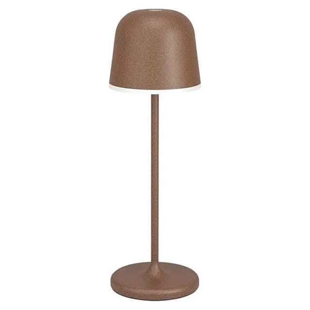 Eglo LED-Tischleuchte Mannera mit Touch 34 cm x Ø 11 cm Rostbraun