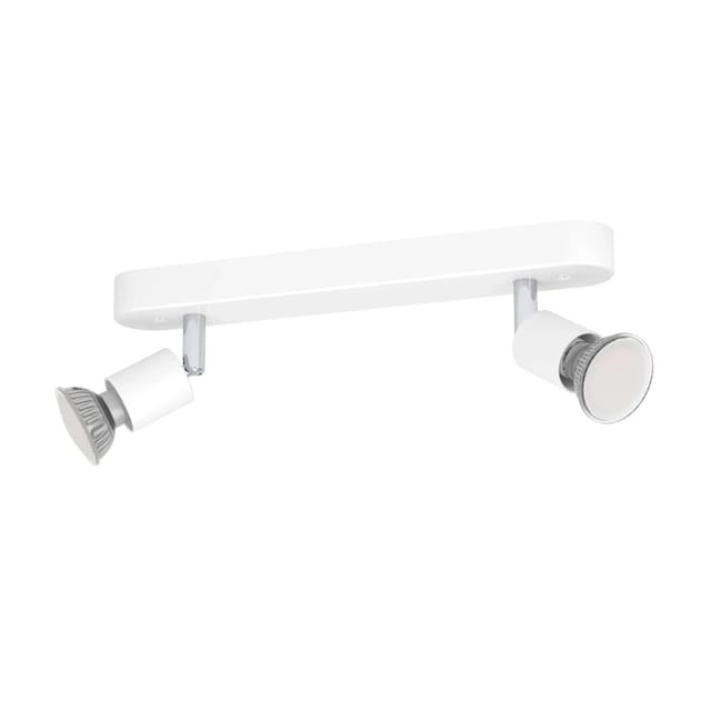 Eglo Wand- und Deckenspot Stecci-E 2 -flammig 30 cm x 7,5 cm Weiß