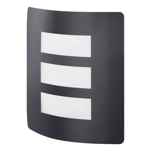 Eglo Außen-Wandleuchte Rascino-E 1-flammig 26 cm x 23,5 cm Schwarz