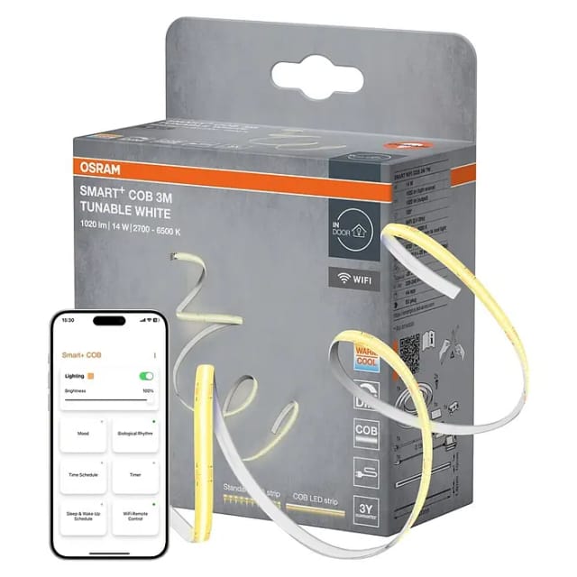 Osram LED-Streifen Smart Wifi COB 14 W 300 cm x 1 cm x 0,3 cm
