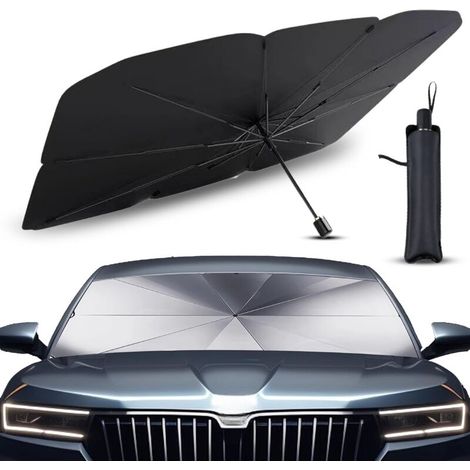 Front-sonnenschutz Für Autos – Uv-schutz – Geeignet Für Suvs Und Lkws – Kompakt Und Faltbar – Titanbeschichtung