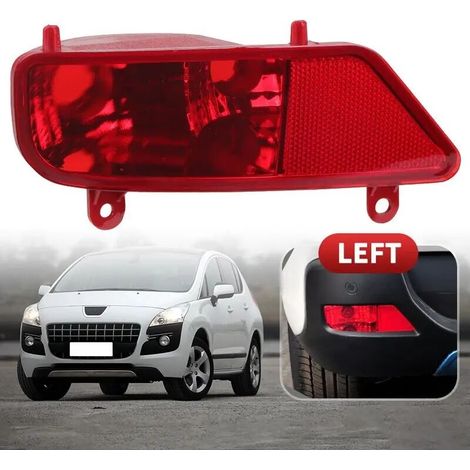 Rote Nebelschlussleuchte Für Peugeot 3008 (2009–2016) – Robustes Kunststoffmaterial – Einfache Montage – Direkter Ersatz