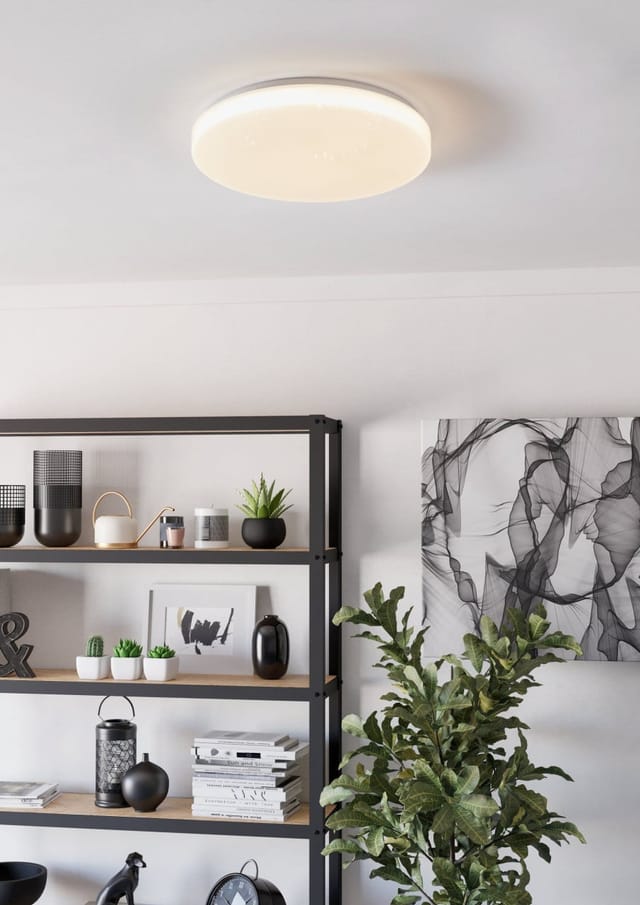 Eglo LED-Deckenleuchte Pogliola-E 15,6 W 4.000 K 5,5 cm x Ø 31 cm Weiß
