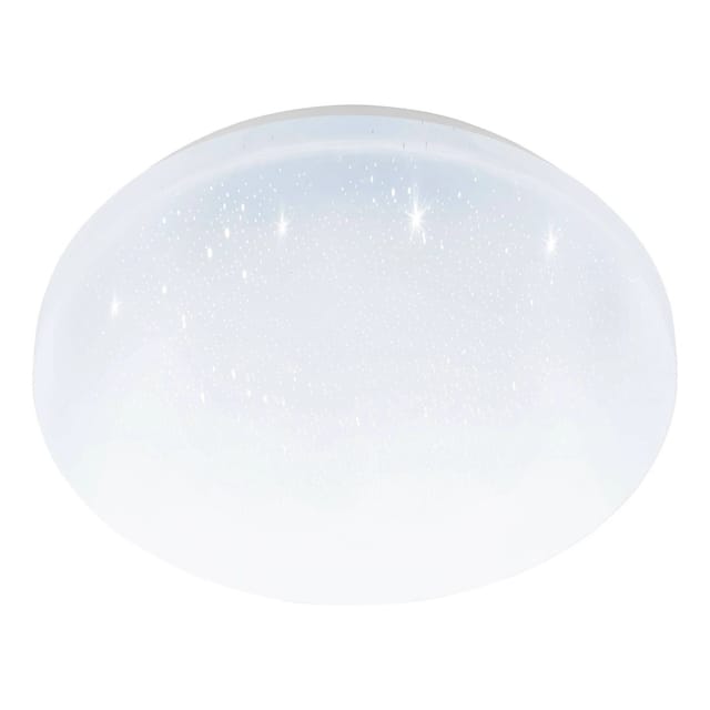 Eglo LED-Deckenleuchte Pogliola-E Kristalleffekt 4.000 K 5,5 cm x Ø 26 cm Weiß