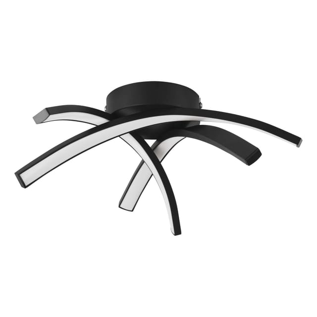 Eglo LED-Deckenleuchte Destro-E 3.000 K 10 cm x 35,5 cm Schwarz